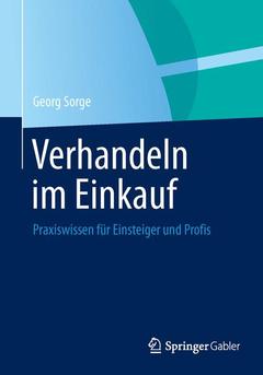 Cover of the book Verhandeln im Einkauf
