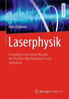 Couverture de l’ouvrage Laserphysik
