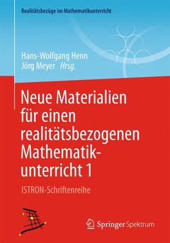 Cover of the book Neue Materialien für einen realitätsbezogenen Mathematikunterricht 1