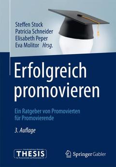 Cover of the book Erfolgreich promovieren