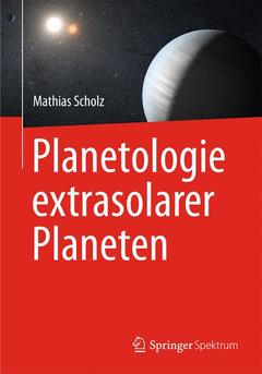 Couverture de l’ouvrage Planetologie extrasolarer Planeten