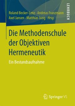 Couverture de l’ouvrage Die Methodenschule der Objektiven Hermeneutik