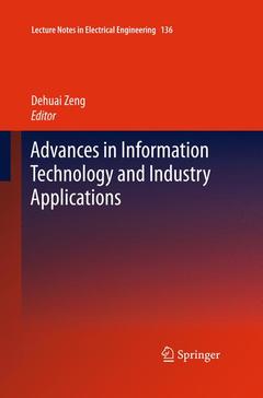 Cover of the book Advances in Information Technology and Industry Applications