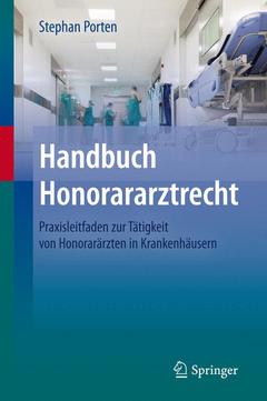 Couverture de l’ouvrage Handbuch Honorararztrecht