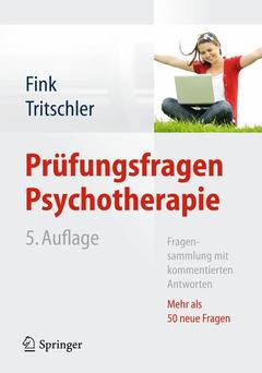 Couverture de l’ouvrage Prüfungsfragen Psychotherapie