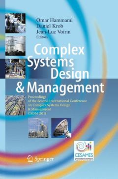 Cover of the book Complex Systems Design & Management