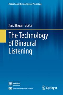 Cover of the book The Technology of Binaural Listening