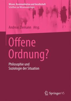 Cover of the book Offene Ordnung?
