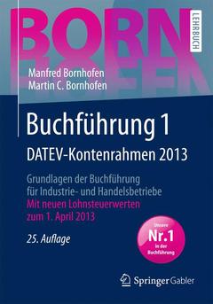 Couverture de l’ouvrage Buchführung 1 DATEV-Kontenrahmen 2013