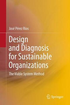Cover of the book Design and Diagnosis for Sustainable Organizations