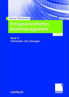 Couverture de l’ouvrage Ertragsorientiertes Bankmanagement