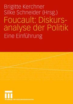 Couverture de l’ouvrage Foucault: Diskursanalyse der Politik