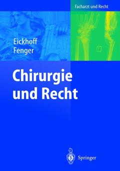 Cover of the book Chirurgie und Recht