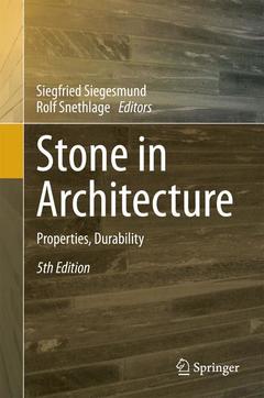 Couverture de l’ouvrage Stone in Architecture