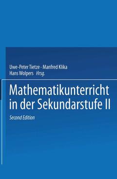 Couverture de l’ouvrage Mathematikunterricht in der Sekundarstufe II