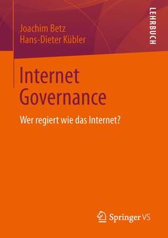 Couverture de l’ouvrage Internet Governance
