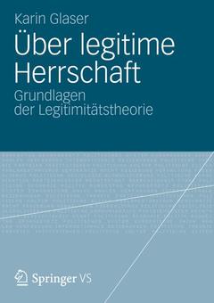 Couverture de l’ouvrage Über legitime Herrschaft