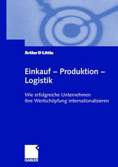 Couverture de l’ouvrage Einkauf — Produktion — Logistik