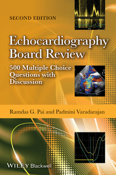 Couverture de l’ouvrage Echocardiography Board Review