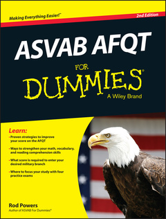 Couverture de l’ouvrage ASVAB AFQT For Dummies