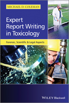 Couverture de l’ouvrage Expert Report Writing in Toxicology