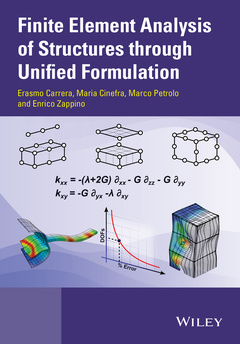 Couverture de l’ouvrage Finite Element Analysis of Structures through Unified Formulation
