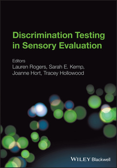 Couverture de l’ouvrage Discrimination Testing in Sensory Evaluation