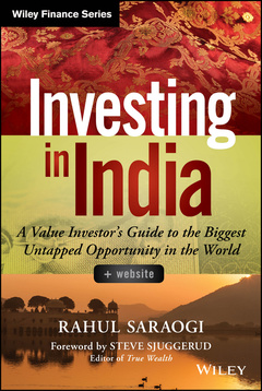 Couverture de l’ouvrage Investing in India, + Website