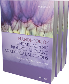 Couverture de l’ouvrage Handbook of Chemical and Biological Plant Analytical Methods, 3 Volume Set
