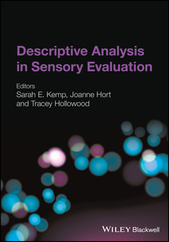 Couverture de l’ouvrage Descriptive Analysis in Sensory Evaluation