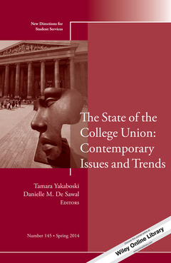 Couverture de l’ouvrage The State of the College Union: Contemporary Issues and Trends