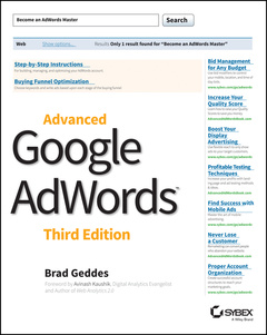 Couverture de l’ouvrage Advanced Google AdWords