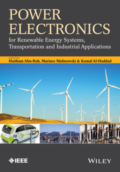 Cover of the book Power Electronics for Renewable Energy Systems, Transportation and Industrial Applications