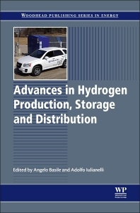 Cover of the book Advances in Hydrogen Production, Storage and Distribution
