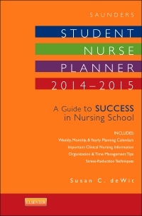 Cover of the book Saunders Student Nurse Planner, 2014-2015