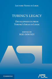 Couverture de l’ouvrage Turing's Legacy