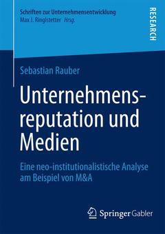 Couverture de l’ouvrage Unternehmensreputation und Medien