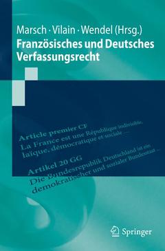 Couverture de l’ouvrage Französisches und Deutsches Verfassungsrecht