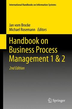 Couverture de l’ouvrage Handbook on Business Process Management 1 & 2