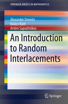 Couverture de l’ouvrage An Introduction to Random Interlacements