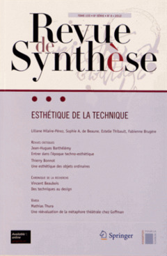 Cover of the book Esthétique de la technique