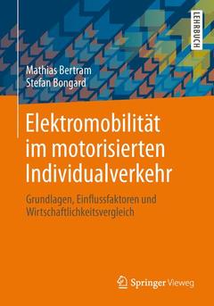 Couverture de l’ouvrage Elektromobilität im motorisierten Individualverkehr