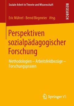 Couverture de l’ouvrage Perspektiven sozialpädagogischer Forschung