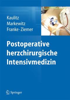 Couverture de l’ouvrage Postoperative herzchirurgische Intensivmedizin