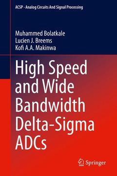 Couverture de l’ouvrage High Speed and Wide Bandwidth Delta-Sigma ADCs