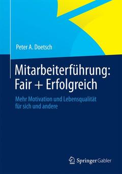 Couverture de l’ouvrage Mitarbeiterführung: Fair + Erfolgreich