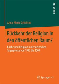 Couverture de l’ouvrage Rückkehr der Religion in den öffentlichen Raum?