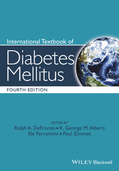 Couverture de l’ouvrage International Textbook of Diabetes Mellitus, 2 Volume Set