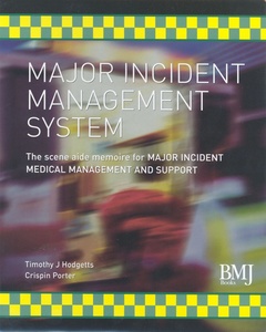 Couverture de l’ouvrage Major Incident Management System (MIMS)