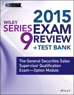 Cover of the book Wiley Series 9 Exam Review 2015 + Test Bank